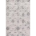 Concord Global 6 ft. 7 in. x 9 ft. 3 in. Lara Soft Damask - Ivory 45626